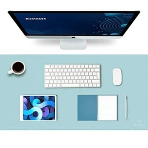 Knodel 31.5" x 15.7" Light Blue Desk Mat